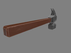 stylized hammer 3D Model