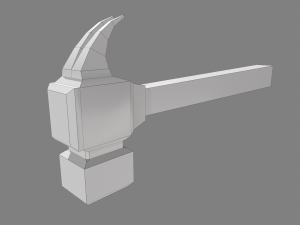 stylized hammer Modello 3D