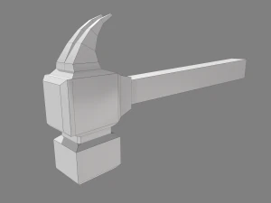 stylized hammer 3D Model