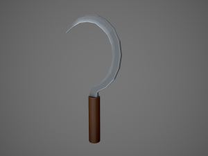 stylized sickle Model 3D