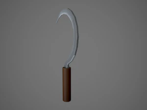 stylized sickle 3D Model