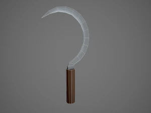 stylized sickle 3D Model
