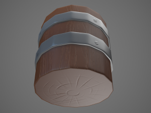 stylized bucket 3D 모델