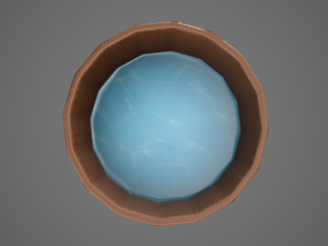 stylized bucket 3D 모델