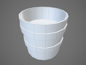 stylized bucket 3D 모델