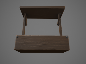 stylized horse water trough 3D Model