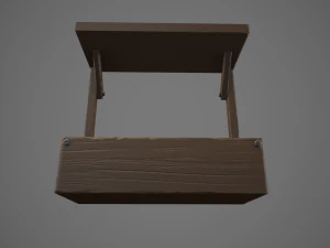 stylized horse water trough 3D Model