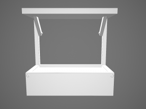 stylized horse water trough 3D Model