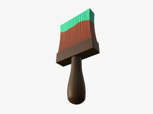 cartoon paintbrush 3D Model