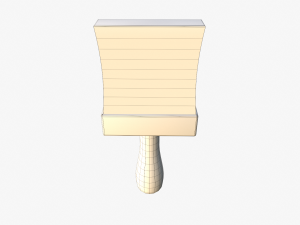 cartoon paintbrush 3D मॉडल