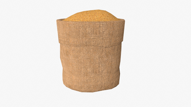 paddy in sackcloth 3D 모델 .c4d .max .obj .3ds .fbx .stl .blend 
