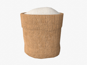 rice in sackcloth 3D Model
