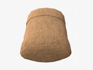 rice in sackcloth 3D Model
