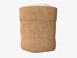 rice in sackcloth 3D Model