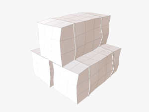 straw pack Model 3D