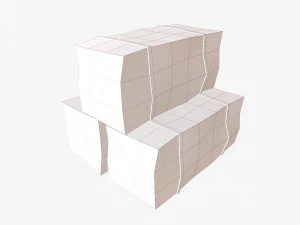 straw pack 3D Model