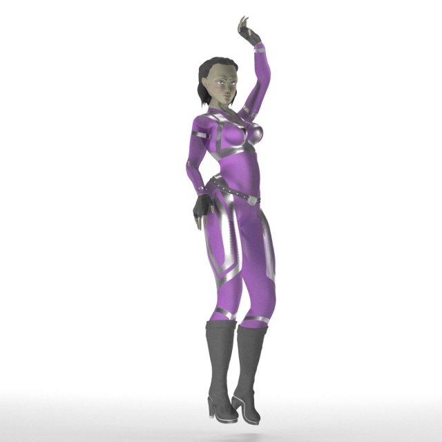 supergirl 3D Model .c4d .max .obj .3ds .fbx .stl .blend 