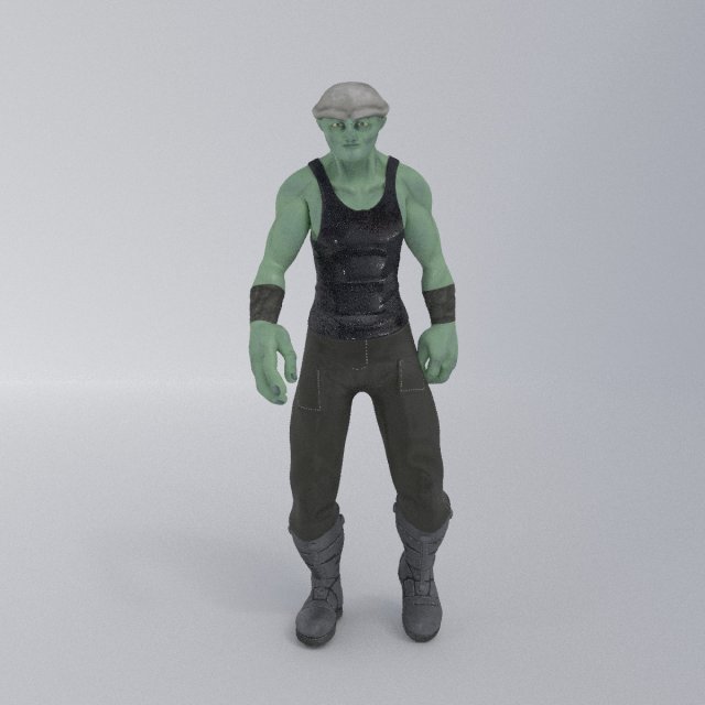 alien2 3D 模型 .c4d .max .obj .3ds .fbx .stl .blend