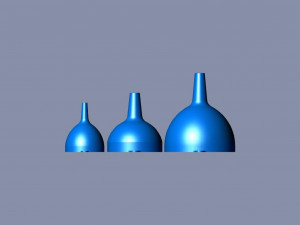3d printed plastic funnel with handle Modello di stampa 3D