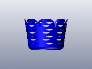 3d bread basket Model do druku 3D