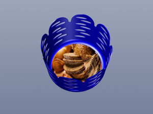 3d bread basket Model do druku 3D