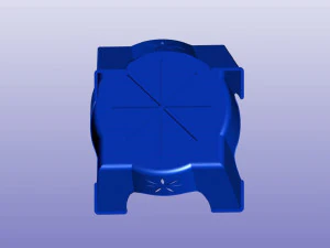3d plastic stool 3D Print Model