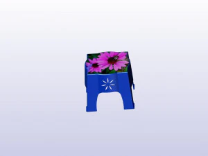 3d plastic stool 3D Print Model