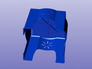 3d plastic stool Model do druku 3D