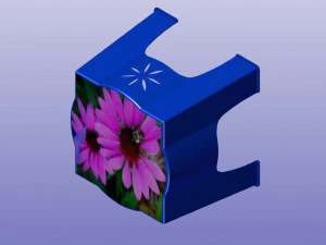 3d plastic stool 3D Print Model