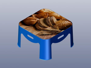 3d stl plastic small table 3D 打印模型