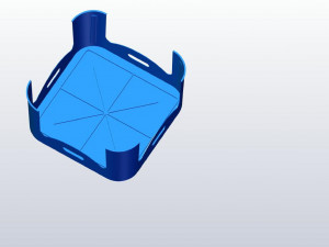 3d stl plastic small table 3D 打印模型