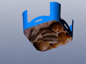 3d stl plastic small table 3D 打印模型