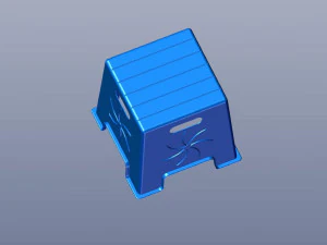 3d plastic stool 3D Print Model
