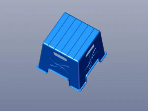 3d plastic stool 3D Print Model