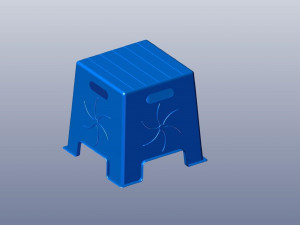 3d plastic stool 3D प्रिंट मॉडल