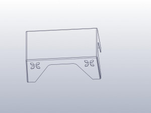 3d plastic table Modelo de Impressão 3D