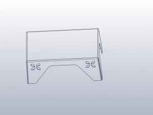 Tavolo in plastica 3D Modello di stampa 3D