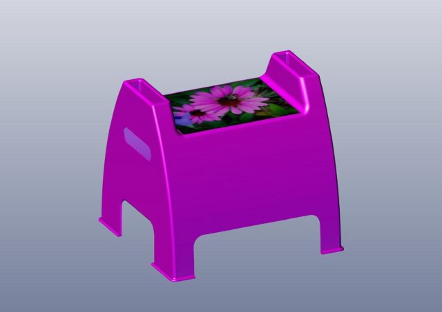 3d plastic child stool Modèles 3D en vedette .c4d .max .obj .3ds .fbx .stl .blend 