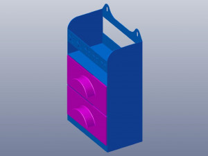 kitchen wall rack shelf 3D Принт Модель