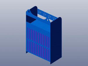 kitchen wall rack shelf 3D Принт Модель