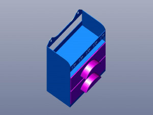kitchen wall rack shelf 3D Принт Модель