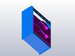 kitchen wall rack shelf 3D Принт Модель