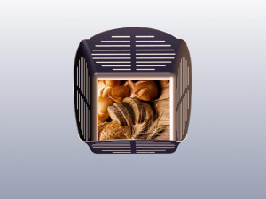 3d plastic bread basket 3D प्रिंट मॉडल