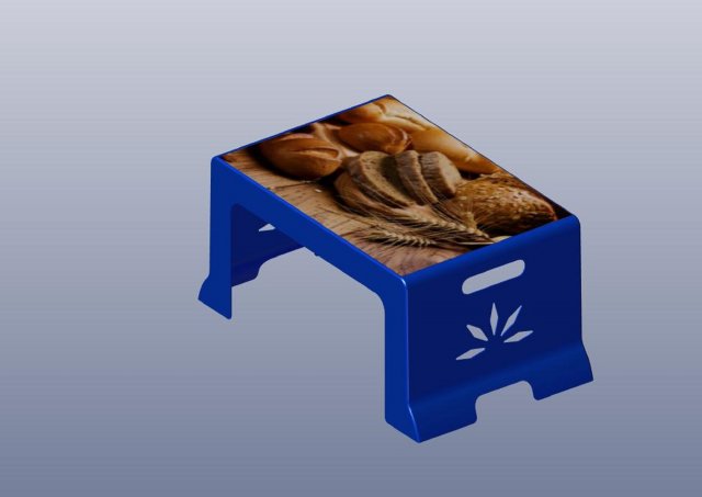 3d rectangle plastic table 3D Print Model .c4d .max .obj .3ds .fbx .stl .blend 
