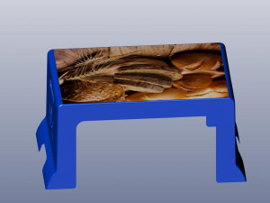 3d rectangle plastic table 3D Print Model