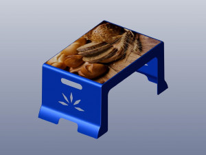 3d rectangle plastic table 3D Print Model