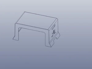 3d rectangle plastic table 3D Print Model