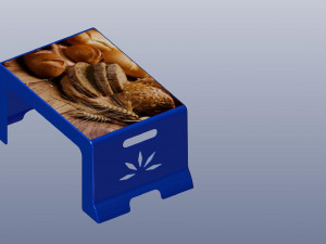 3d rectangle plastic table 3D Print Model
