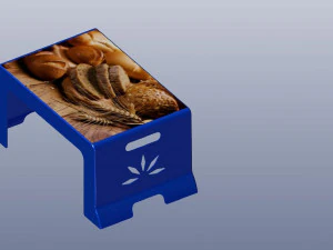 3d rectangle plastic table 3D Print Model