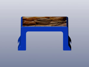 3d rectangle plastic table 3D Print Model